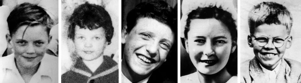 John Kilbride, Pauline Readeoová, Edward Evans, Lesley Ann Downeyová, Keith Bennett