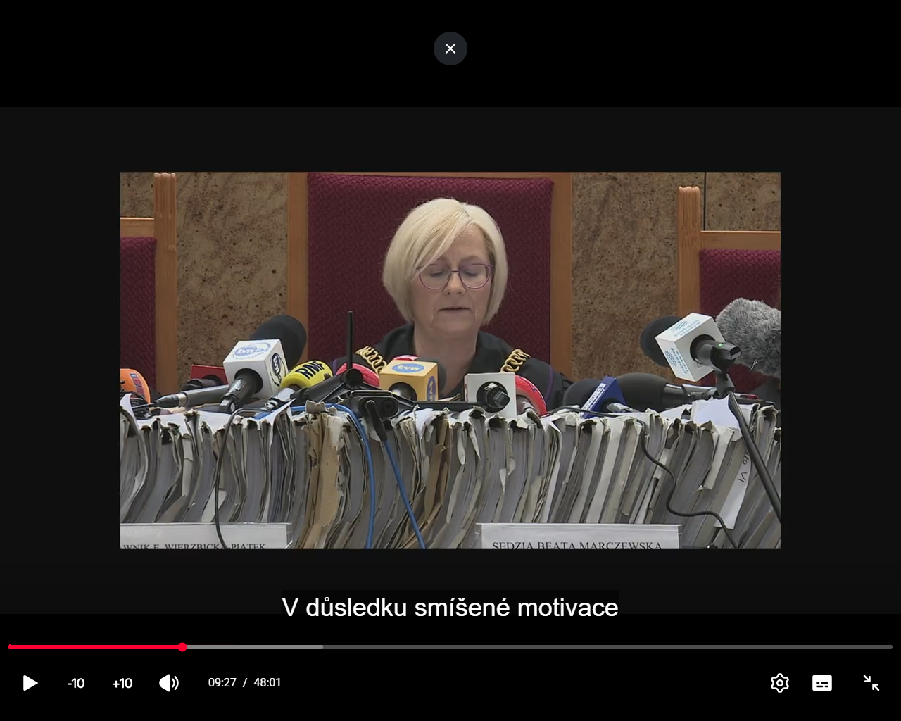 Beata Marczewska - sudkyňa, ktorá odsúdila Roberta J. do väzenia